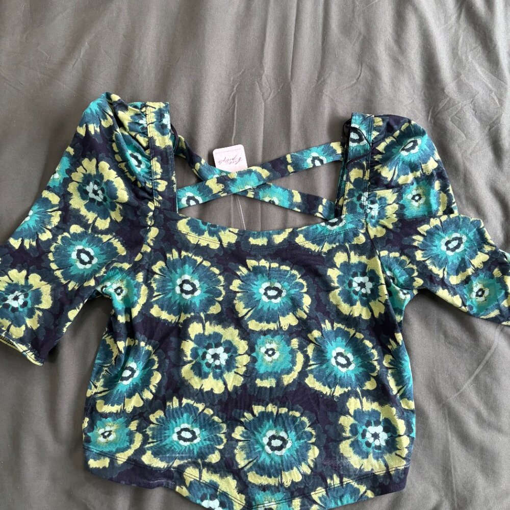 Free People Crop Shirt NWT